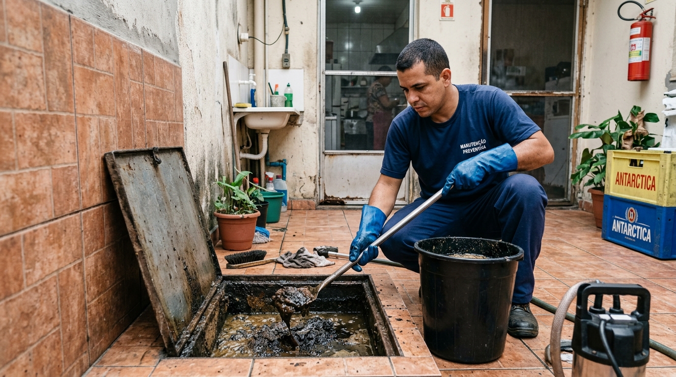 Limpeza de Caixa de Gordura perto de mim em Brasília‑DF