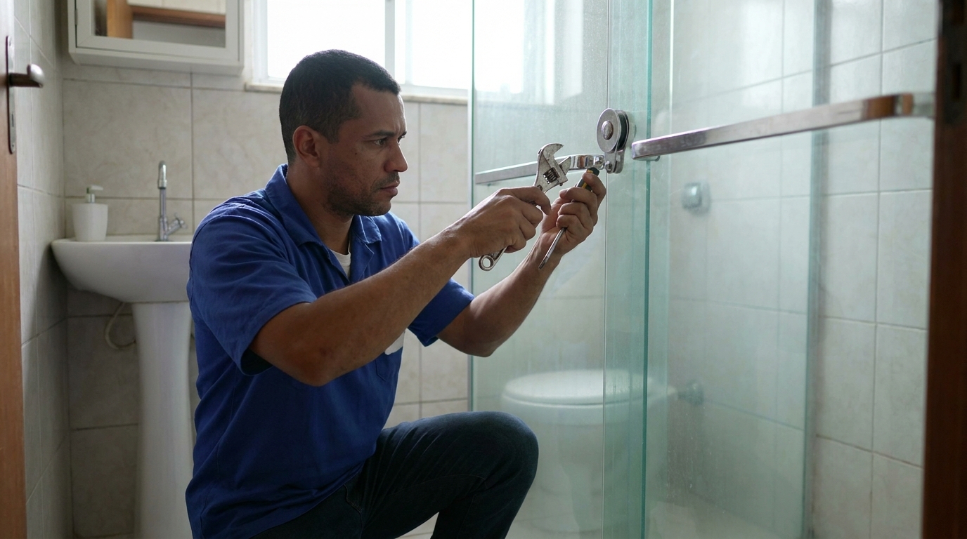 Manutenção e reparo de box de vidro perto de mim em Brasília‑DF